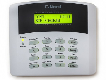 Кодонаборная клавиатура C.Nord K16-LCD
