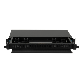 Кросс 19 premium line 1U NIKOMAX NMF-RP24LCUS2-TS-P1-1U-BK