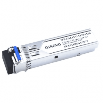 Оптический одноволоконный SFP-модуль Osnovo SFP-S1LC12-G-1310-1550