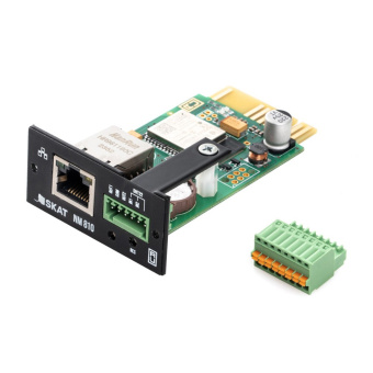 Snmp-модуль для удаленного мониторинга параметров однофазных источников бесперебойного питания СКАТ 2147 SNMP-модуль NM810