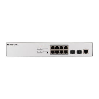 Управляемый L2 PoE коммутатор NIKOMAX GL-SW-G204-10P