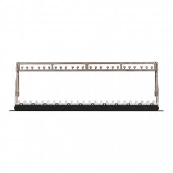 Патч-панель Nikomax NMC-RP24UA2-1U-BK