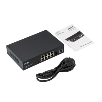 Неуправляемый poe коммутатор СКАТ 4074 SKAT PoE-8G-1G-1S