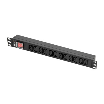 Розеточный блок с предохранителем NIKOMAX TLK-RSA12-MTF-01-BK