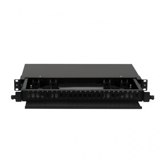 Оптический кросс Nikomax NMF-RP48LCUS2-TS-P1-1U-BK