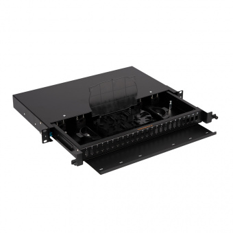 Оптический кросс Nikomax NMF-RP24SC-TS-P1-1U-BK