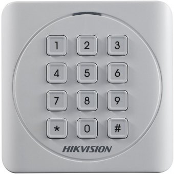 Считыватель Mifare карт Hikvision DS-K1801MK с клавиатурой