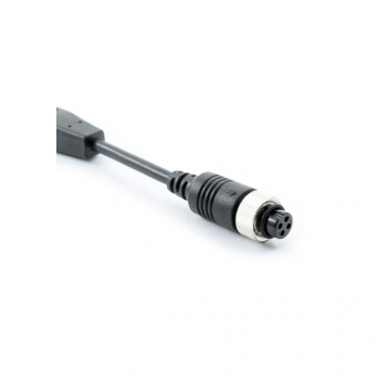 Кабель Carvis 4-pin (мама) — 1 bnc + 2rca + 1 power 0.2 м