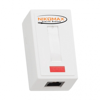 Розетка Nikomax NMC-WO1UE2-WT