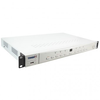Мультиформатный гибридный видеорегистратор TRASSIR Lanser 3MP-8 с поддержкой TVI/AHD/CVI на 8 каналов (+ 2 IP)