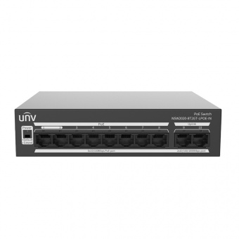 8-портовый неуправляемый коммутатор с поддержкой технологии Power over Ethernet (PoE) Uniview NSW2020-8T2GT-LPOE-IN