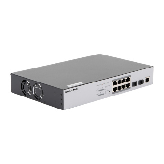 Управляемый L2 PoE коммутатор NIKOMAX GL-SW-G204-10P