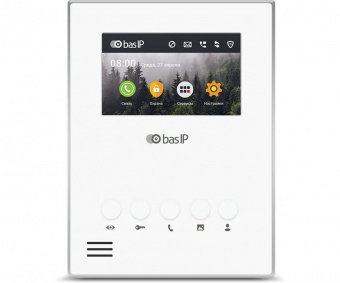 Абонентский монитор BAS-IP AU-04LA white