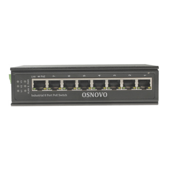 Промышленный неуправляемый PoE-коммутатор Gigabit Ethernet Osnovo SW-80800-IR