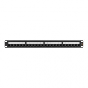 Патч-панель Nikomax NMC-RP24UA2-1U-BK
