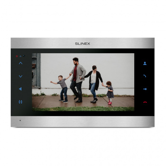 Видеодомофон SLINEX SL-10N Cloud Silver+Black