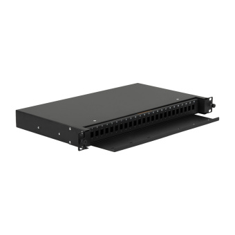 Кросс 19 premium line 1U NIKOMAX NMF-RP24LCUS2-TS-P1-1U-BK