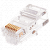 Коннектор RJ45/8P8C NIKOMAX NMC-RJ88RE06UD1-100 под витую пару неэкранированный, 100 шт