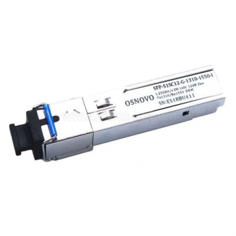 Оптический SFP-модуль Osnovo SFP-S1SC12-G-1310-1550-I