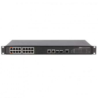Управляемый 16-портовый Fast Ethernet РоЕ-коммутатор Dahua DH-PFS4218-16ET-240