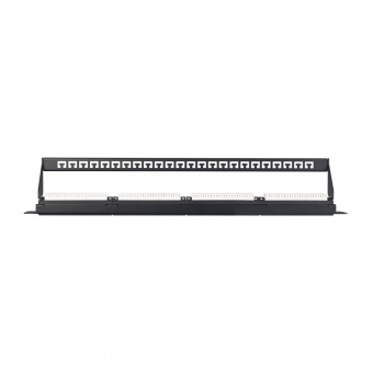 Патч-панель Nikomax NMC-RP24UE2-ES-1U-BK