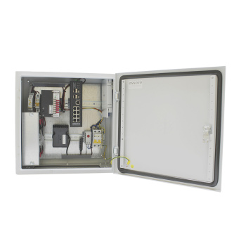 Уличный управляемый (L2+) коммутатор с поддержкой технологии PoE (Power over Ethernet) Osnovo OS-44TB1(SW-80804/ILS(port 90W))