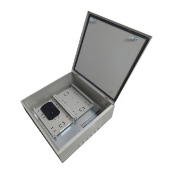 Личный шкаф IP54 для организации уличных узлов видеонаблюдения Tfortis CrossBox-3