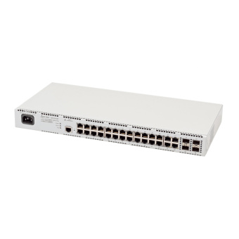 Гигабитный L2 коммутатор уровня доступа без поддержки стекирования с поддержкой PoE PoE+ Eltex MES2428P_AC