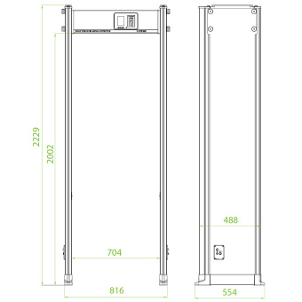 Арочный металлодетектор TRASSIR TR-MD01