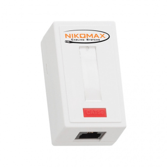 Розетка Nikomax NMC-WO1UD2-WT