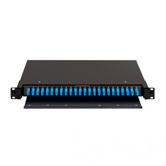 Оптический кросс Nikomax NMF-RP24SCUS2-TS-P1-1U-BK