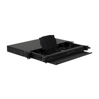 Оптический кросс Nikomax NMF-RP24SCUS2-TS-P1-1U-BK
