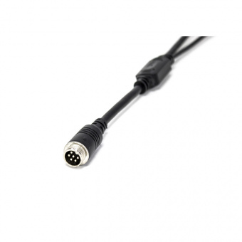Кабель 6-pin (папа) — RJ45 + 1 power 0.2 м