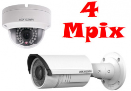 Переходим с 3 Мп на 4 Мп! Обновленная серия IP-камер HikVision DS-2CD2х4х с WDR 120 дБ