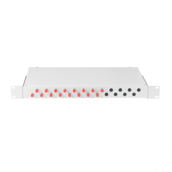 Оптический кросс Nikomax NMF-RP16FCUS2-WS-ES-1U-GY